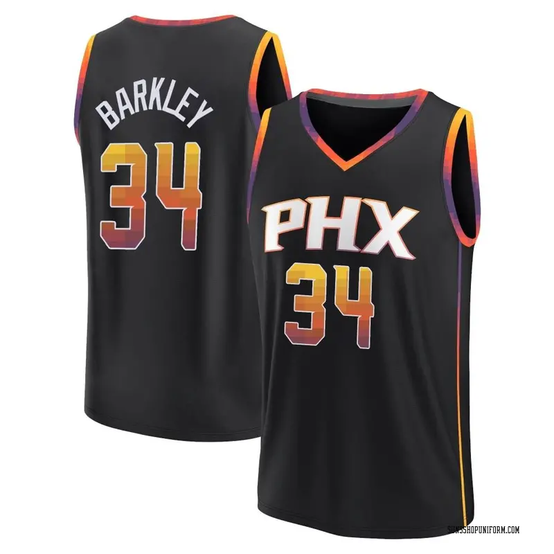 Phoenix Suns Fast Break Black Charles Barkley Jersey - Statement