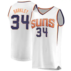 Phoenix Suns Swingman White Charles Barkley Jersey - Association