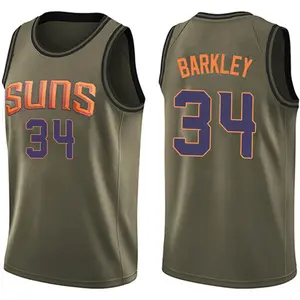 Men 34 Charles Barkley Jersey Black Phoenix Suns Swingman Fanatics