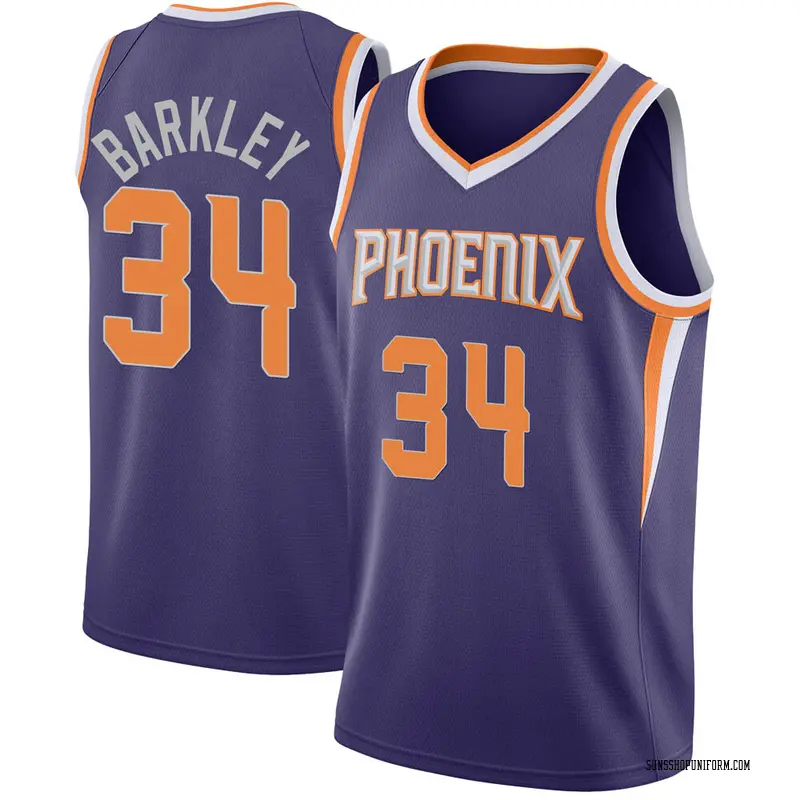 Phoenix Suns Swingman White Charles Barkley Throwback Jersey - Men's