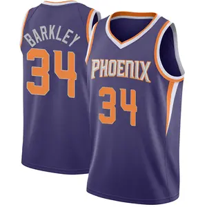 Men 34 Charles Barkley Jersey Black Phoenix Suns Swingman Fanatics