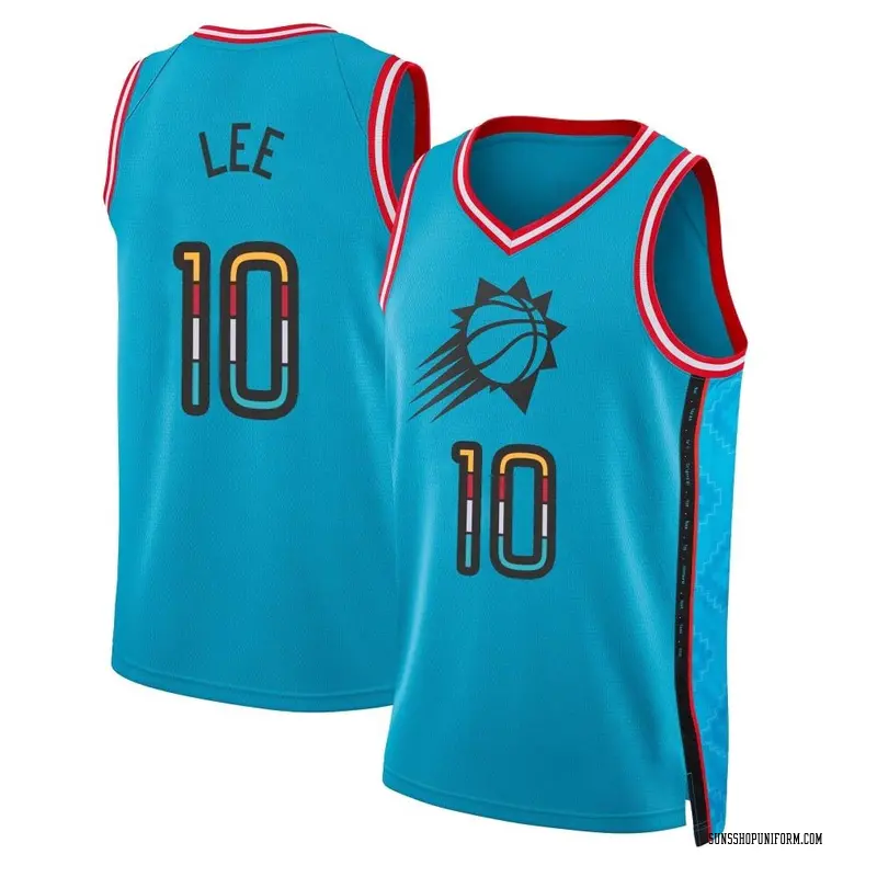 Phoenix Suns Damion Lee 10 2022-23 City Edition Turquoise Jersey Swingman -  Bluefink