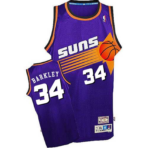 Mitchell And Ness Phoenix Suns Swingman Purple Charles Barkley Throwback Jersey Men S