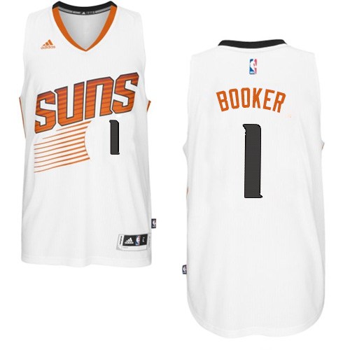 Adidas Phoenix Suns Authentic White Devin Booker Home Jersey Men S